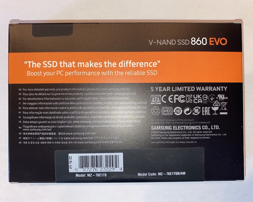 Ssd samsung evo 1tb купить